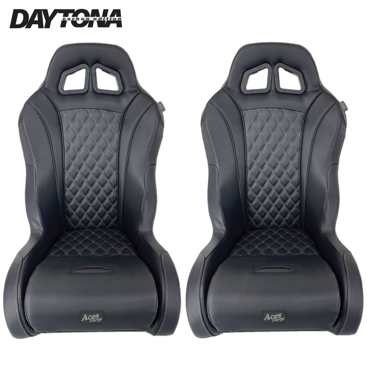 Carbon Edition Daytona Bench Seat Bundle (with Harnesses) RZR 1000/Turbo