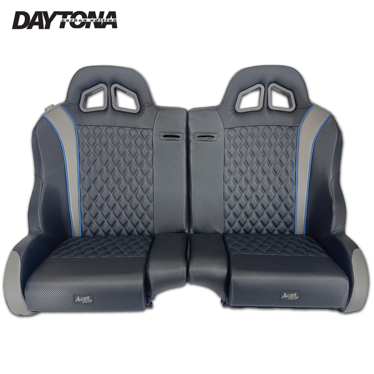 Carbon Edition Daytona Bench Seat Bundle (with Harnesses) RZR 1000/Turbo