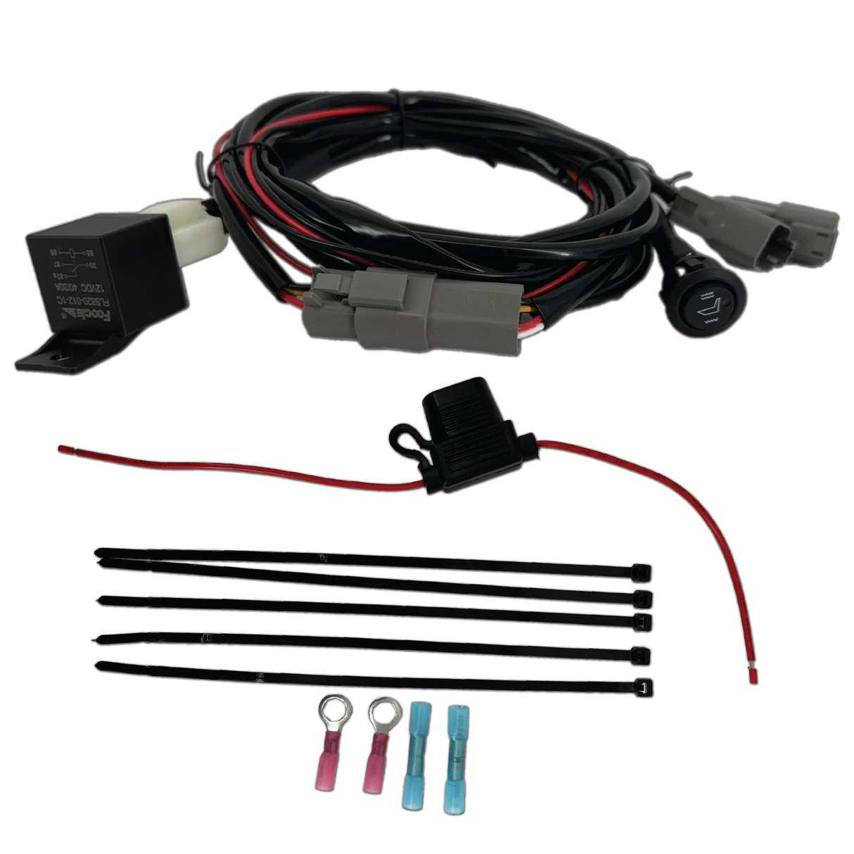 Wiring harness for heated seats