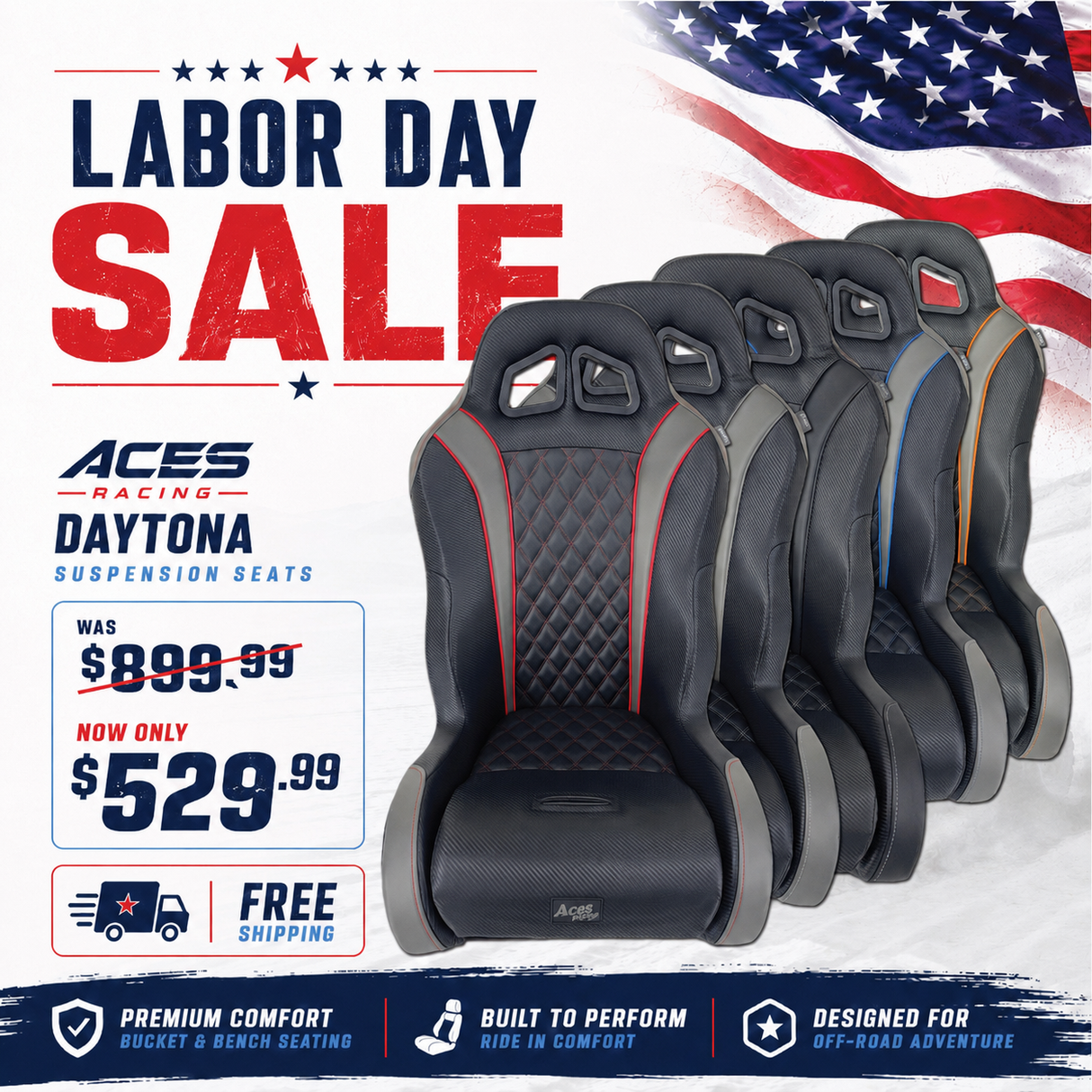 Daytona Suspension Seats
