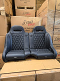 Heated Black Apex Rear Bench Seat (PRO, TURBO R, PRO R)-WD #129
