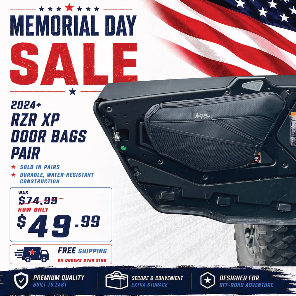 AirREGI レジスターセット ホワイト 2024+ RZR XP Door Bags (Pair) – Aces Racing