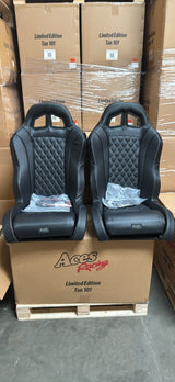 (Black) Heated Daytona Suspension Seats WD-189