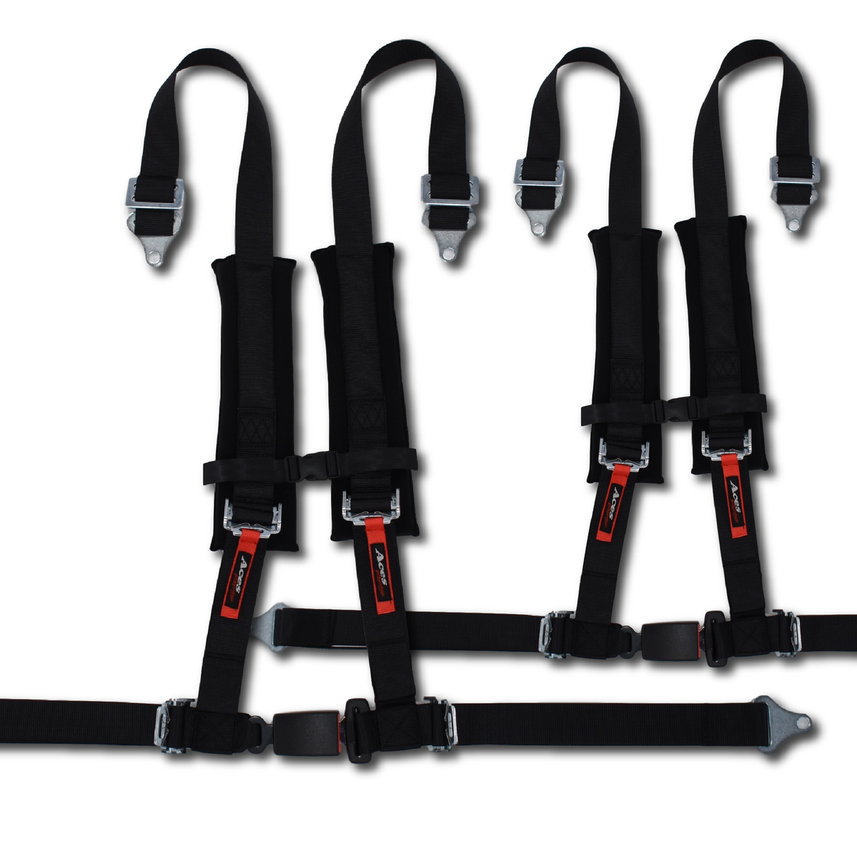 (Pair) 4 Point Harness - Ez- Buckle