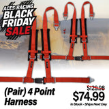 (Pair) 4 Point Harness - Ez- Buckle