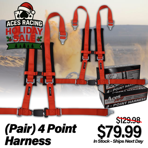 (Pair) 4 Point Harness - Ez- Buckle