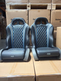 (Blue) Daytona Suspension Seats - Pair