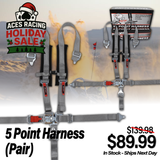 (Pair) 5 Point Harness - 2 Inch Webbing