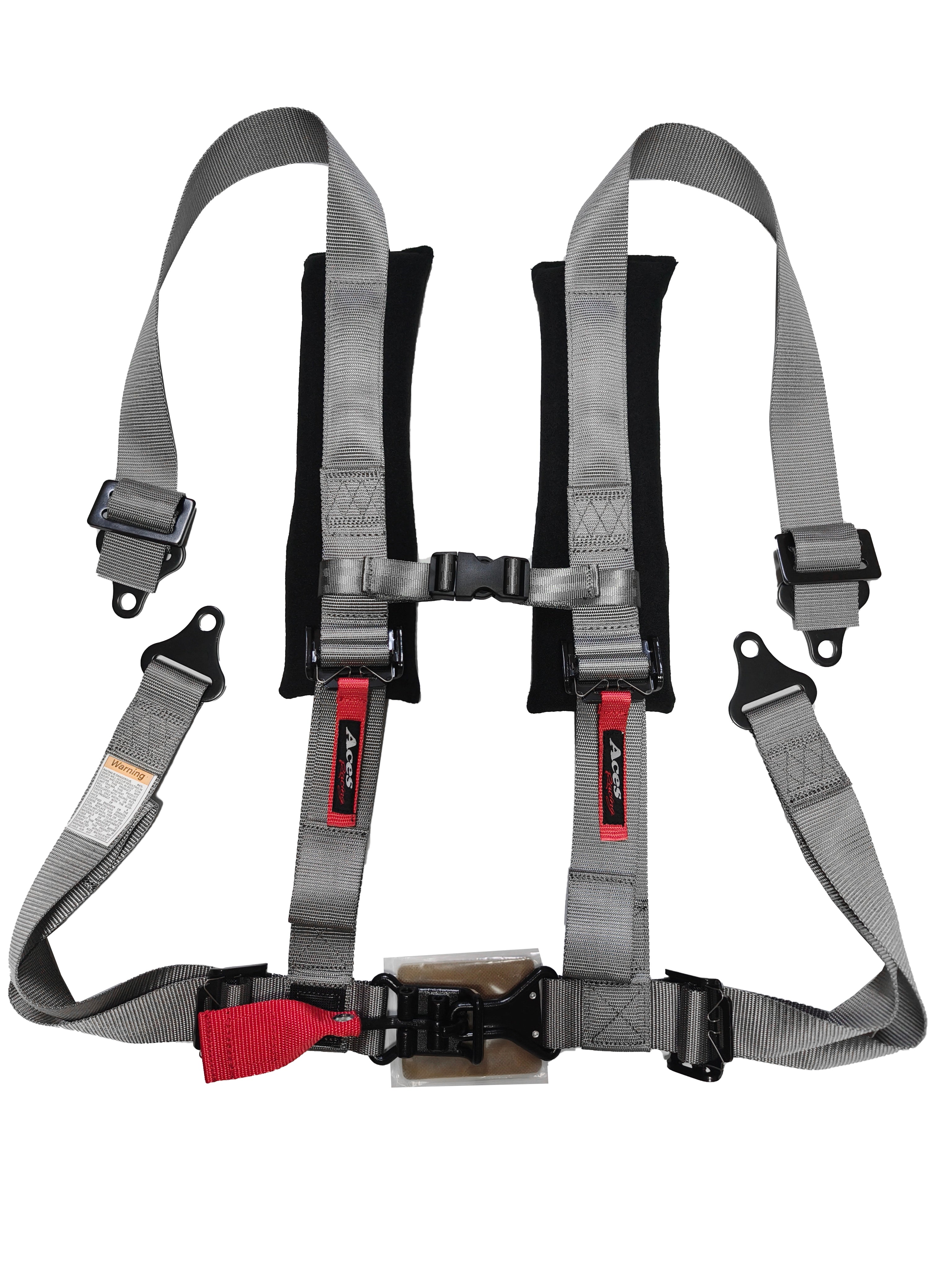 4-Point Harness – Latch & Link Buckle – Aces Racing