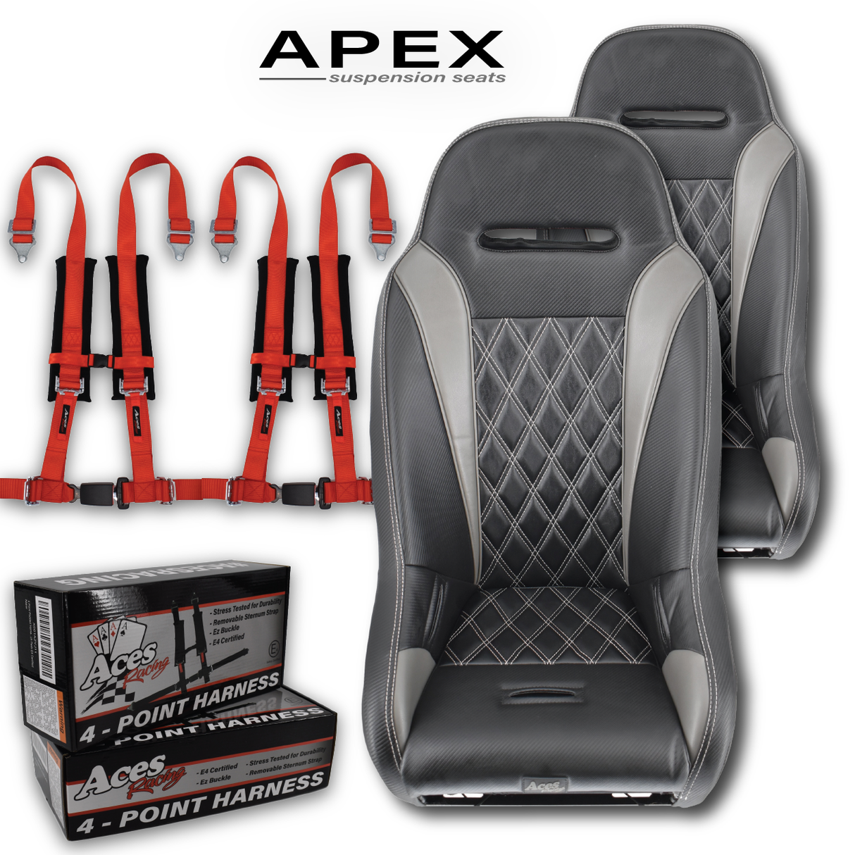 Apex Suspension Seats (Harness Bundle)
