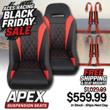 (Grey) Apex Seats (Harness Bundle)