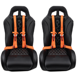 (Black) Carbon Edition Daytona Seats (With Harnesses)