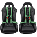 (Black) Carbon Edition Daytona Seats (With Harnesses)