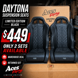 (Black) Limited Edition Daytona Suspension Seat WD-138