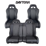 Carbon Edition Daytona Bench Seat Bundle (with Harnesses) RZR 1000/Turbo