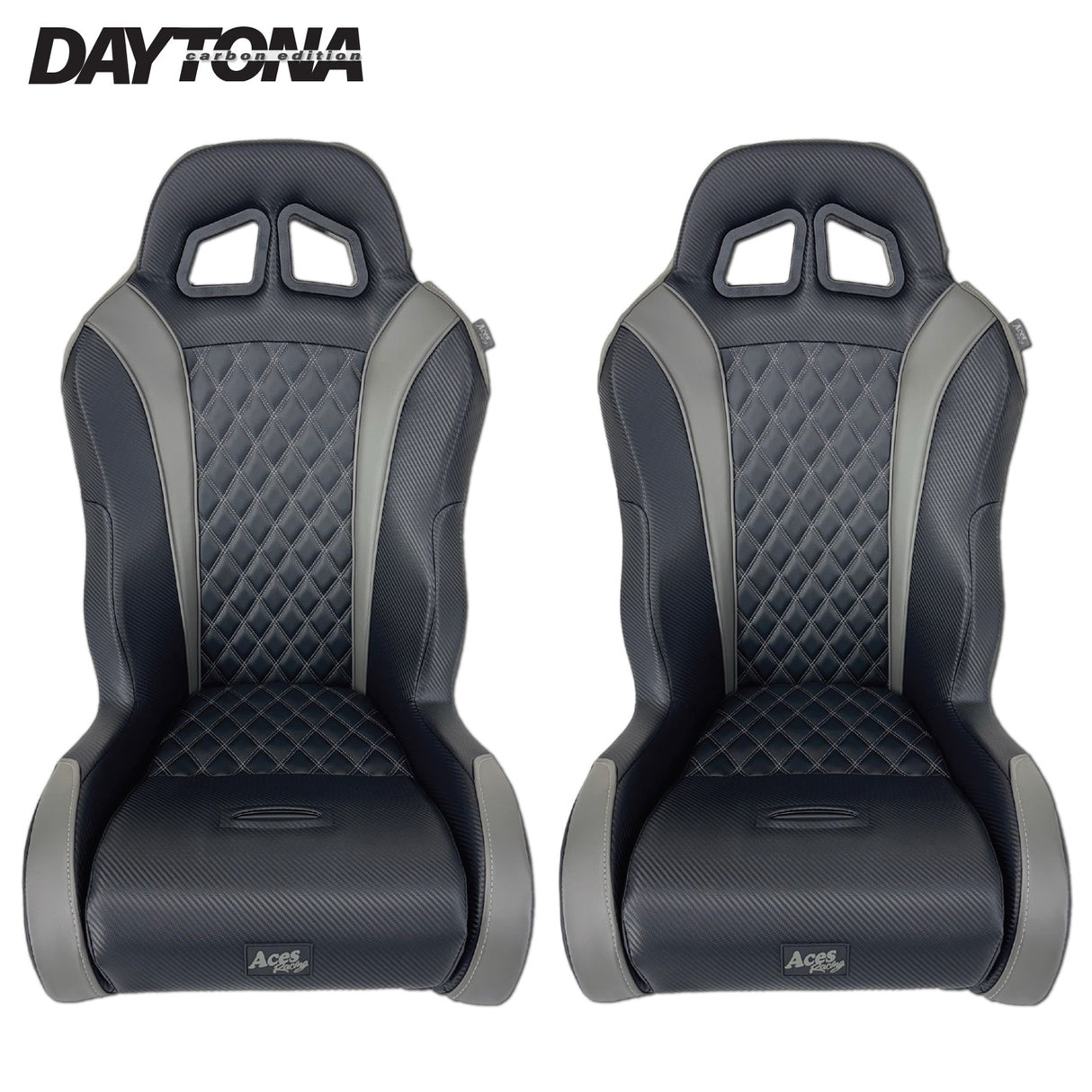 Carbon Edition Daytona Bench Seat Bundle (with Harnesses) RZR 1000/Turbo