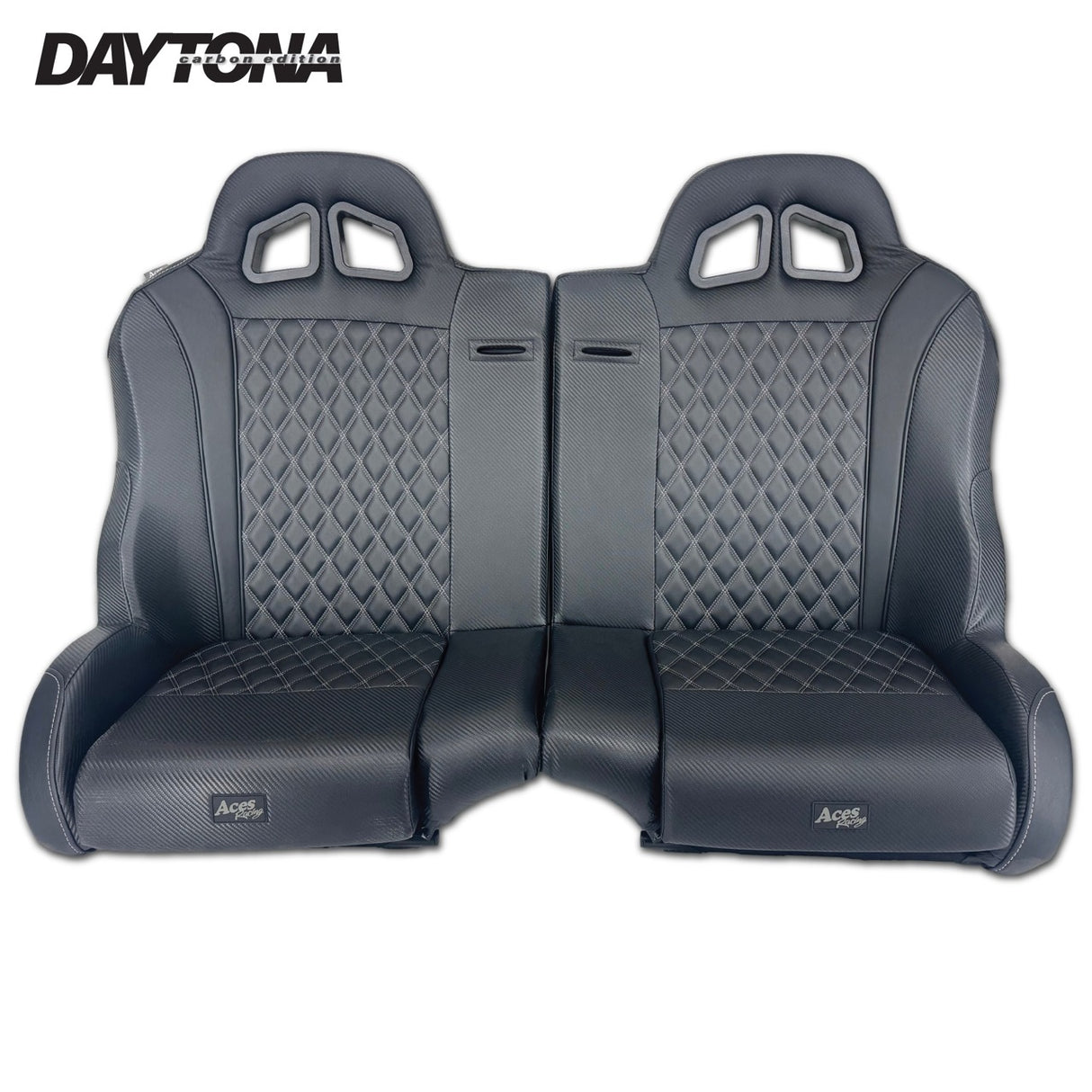 Carbon Edition Daytona Bench Seat Bundle (with Harnesses) RZR 1000/Turbo