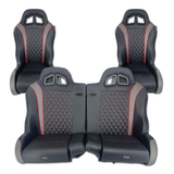 Carbon Edition Daytona Bench Seat Bundle (with Harnesses) RZR 1000/Turbo