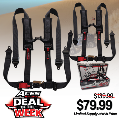 (Pair) 4 Point Harness - Latch and Link Style