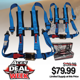 (Pair) 4 Point Harness - Latch and Link Style