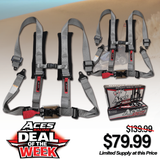 (Pair) 4 Point Harness - Latch and Link Style