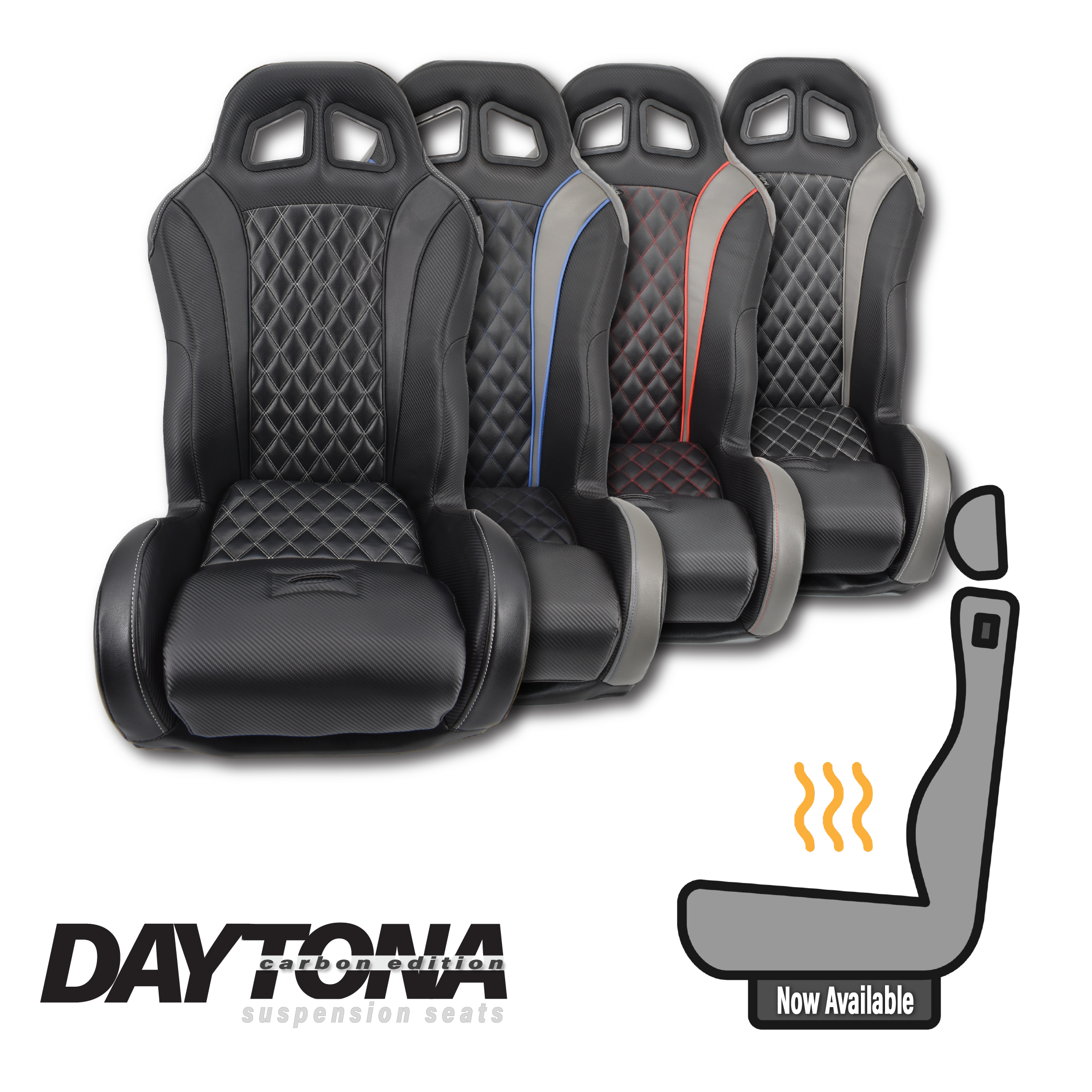 SxS Daytona Suspension Seats RZR YXZ X3 Wildcat – Aces Racing