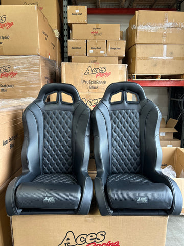 Black Daytona Suspension Seats-WD-#147