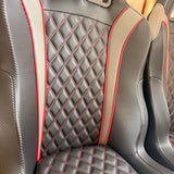 (Red)  Daytona Suspension Seat WD-179