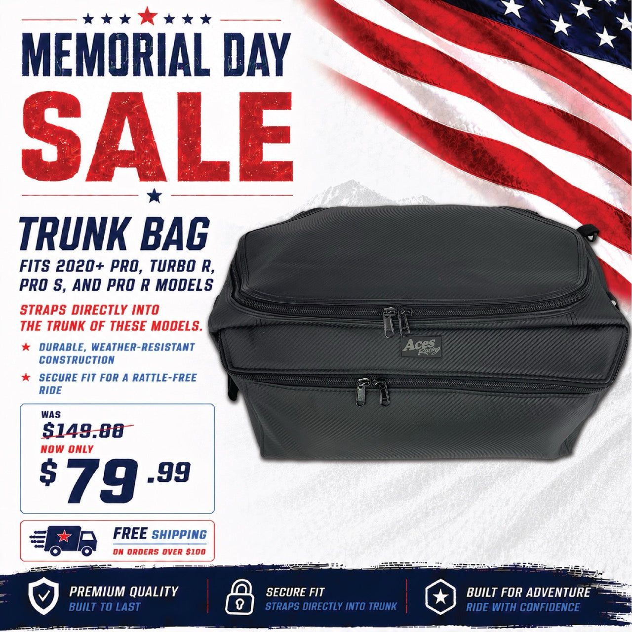 XP Pro Trunk Bag – Aces Racing
