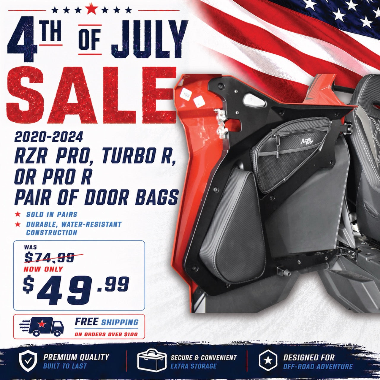 XP Pro Door Bags – Aces Racing