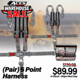(Pair) 5 Point Harness - 2 Inch Webbing