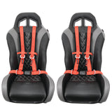 (Grey) Carbon Edition Daytona Seats (With Harnesses)