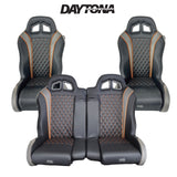 Carbon Edition Daytona Bench Seat Bundle (with Harnesses) RZR 1000/Turbo