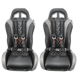 (Grey) Carbon Edition Daytona Seats (With Harnesses)