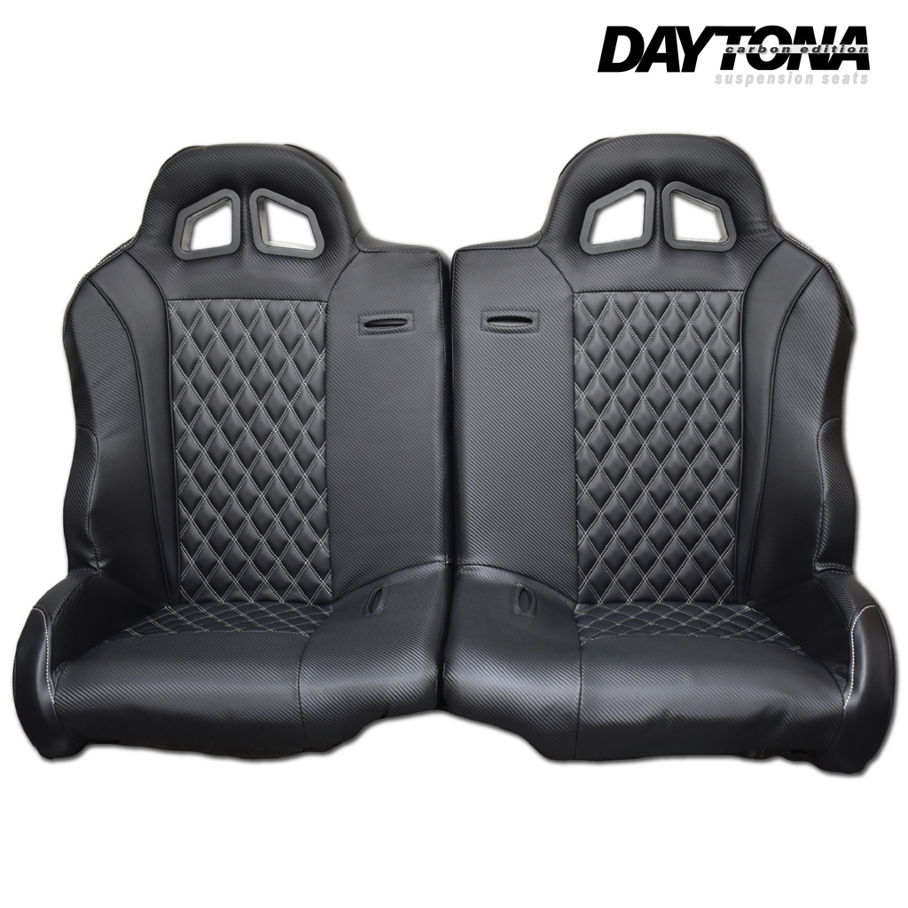 Carbon Edition Daytona Seats and Bench Seat Bundle RZR 1000/Turbo