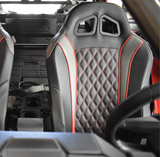 (Red) Carbon Edition Daytona Seats (With Harnesses)