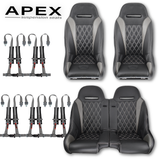 Apex Bench Seat Bundle (with Harnesses)