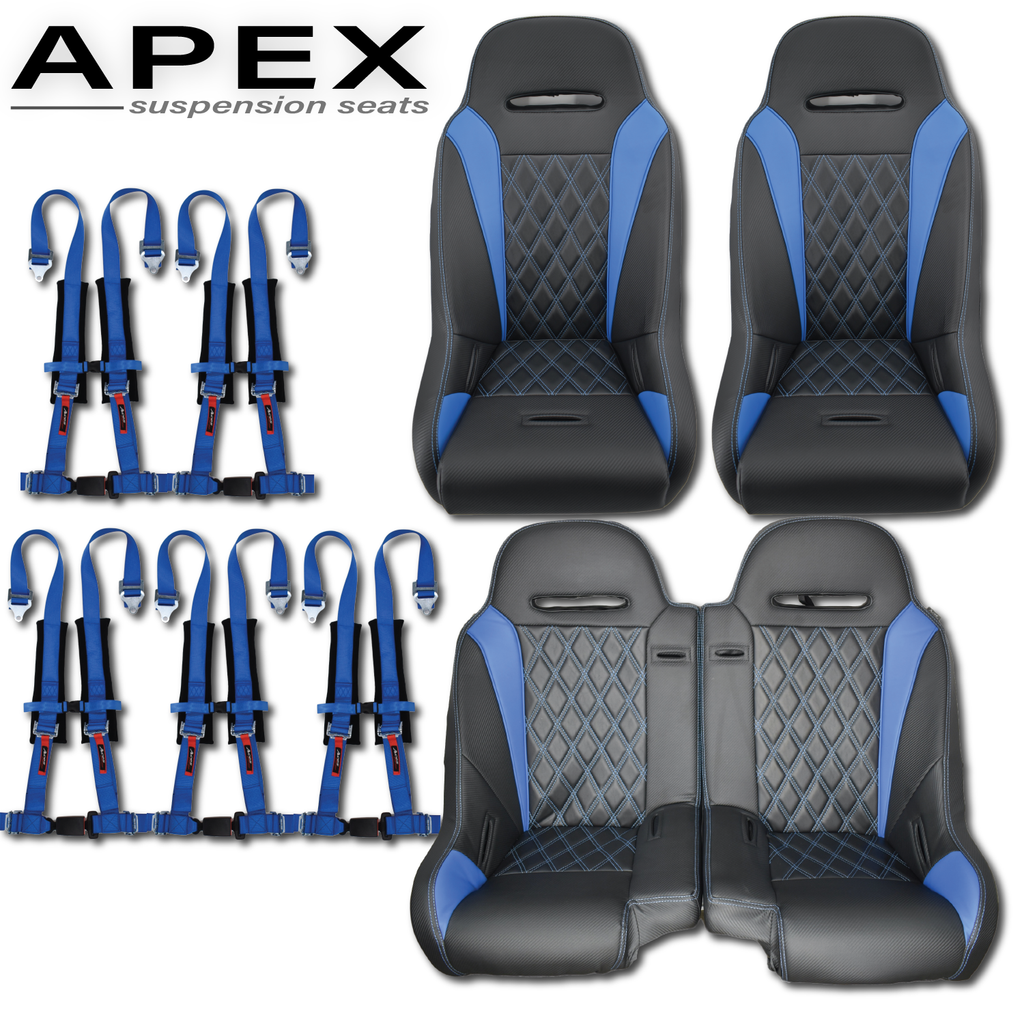 Apex Bench Seat Bundle (with Harnesses) Aces Racing