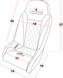 Polaris RZR PRO Junior Seat (3 Pack)