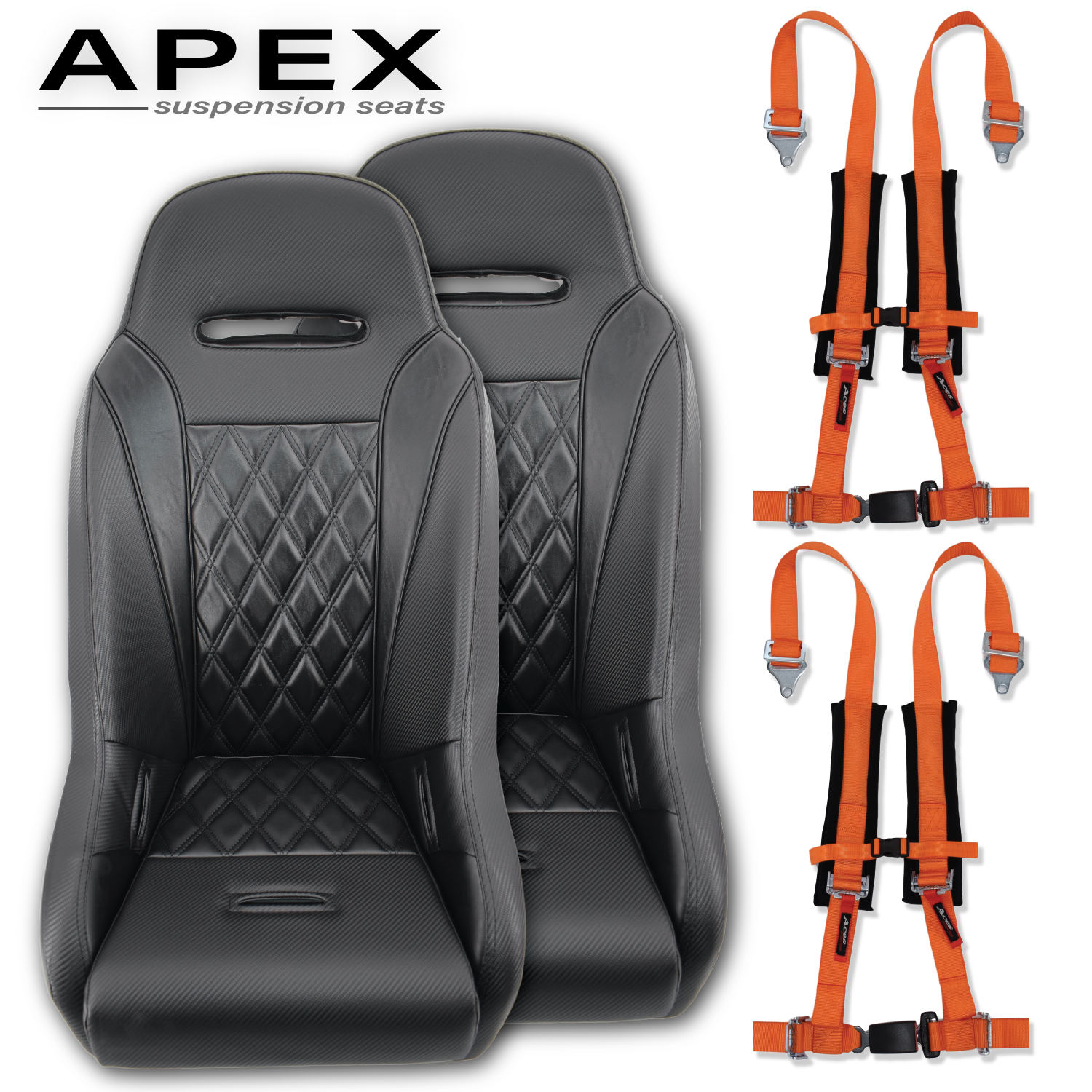 Apex Suspension Seats (Harness Bundle) – Aces Racing