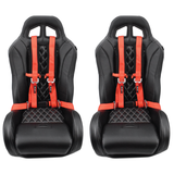 (Black) Carbon Edition Daytona Seats (With Harnesses)