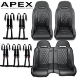 Apex Bench Seat Bundle (with Harnesses)