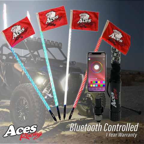 (Bluetooth) Deluxe Lighted Whips