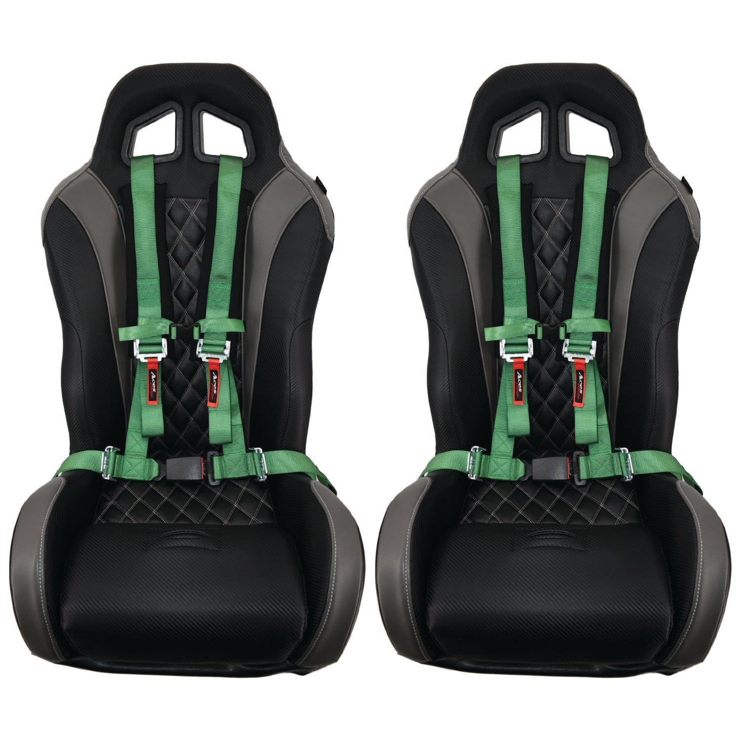 Carbon Edition Daytona Bench Seat Bundle (with Harnesses) RZR 1000/Turbo