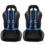 (Grey) Carbon Edition Daytona Seats (With Harnesses)