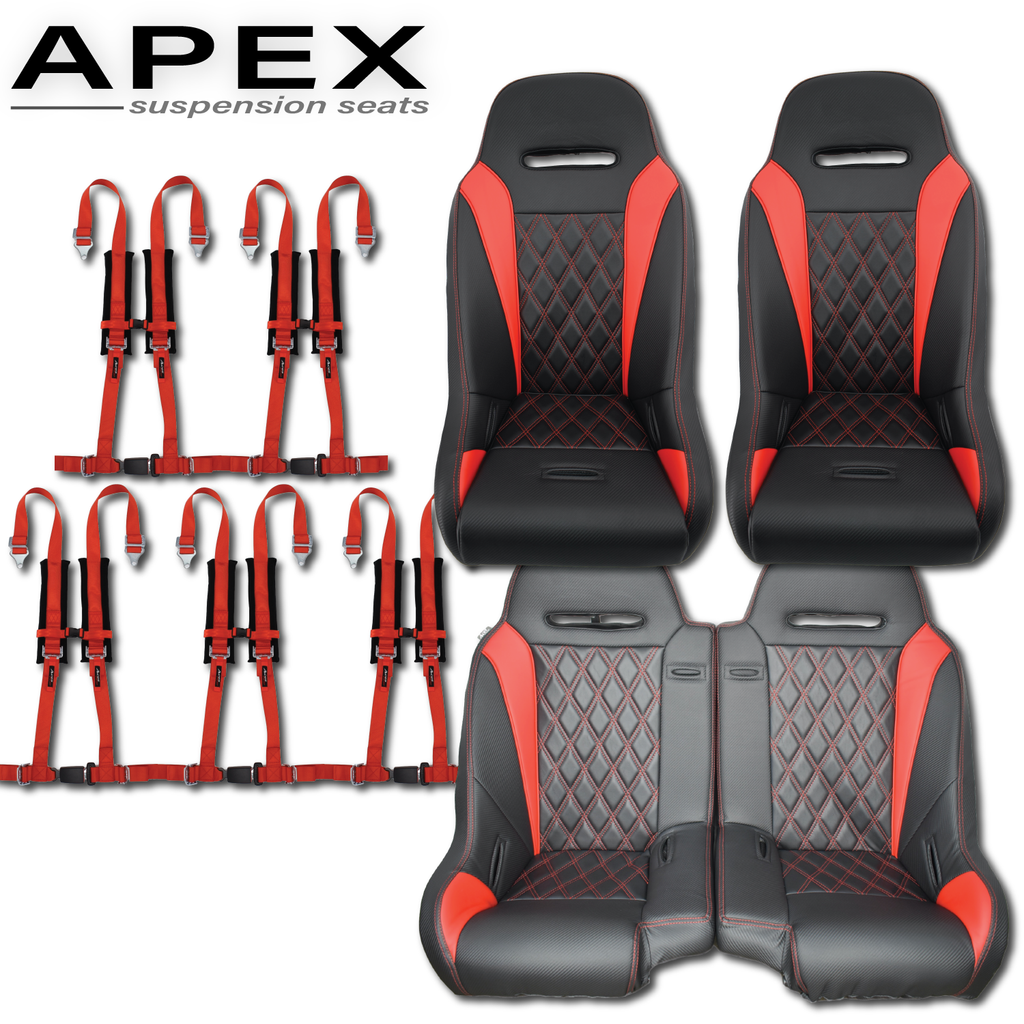 Apex Bench Seat Bundle (with Harnesses) Aces Racing