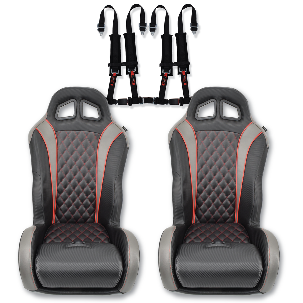 Carbon Edition Daytona Seats (With Harnesses) Aces Racing