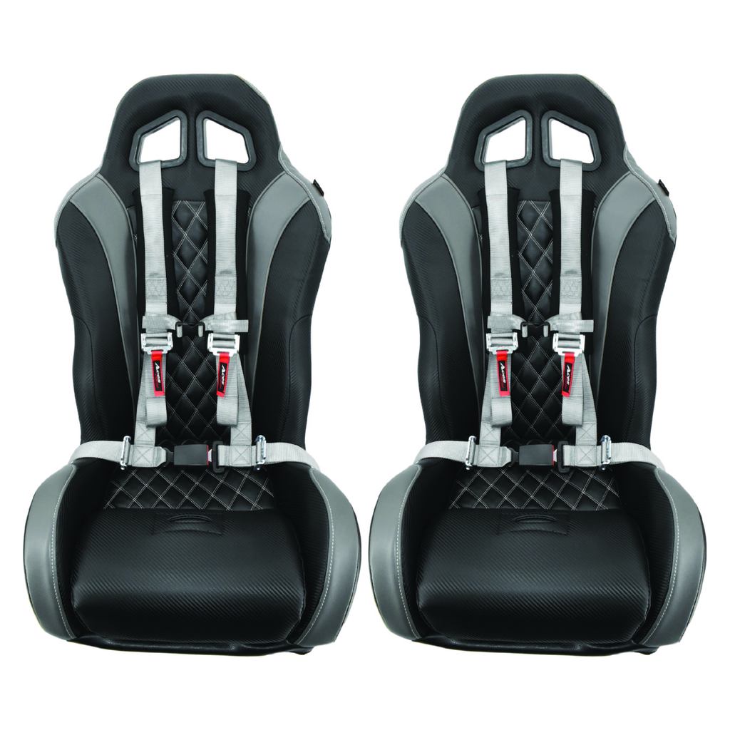 Carbon Edition Daytona Bench Seat Bundle (with Harnesses) RZR 1000/Turbo