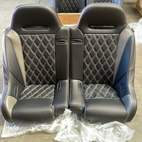 (Grey) Apex Split Bench Seat WD