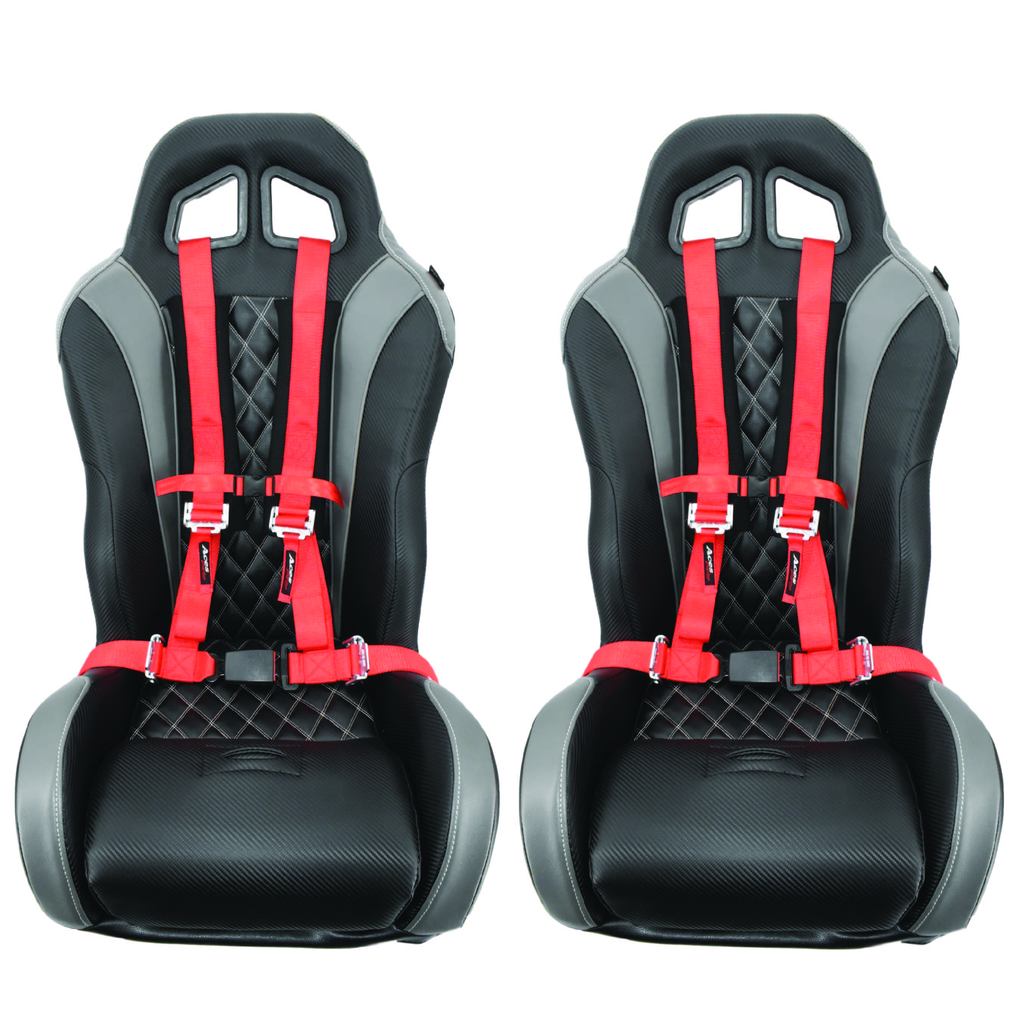 Carbon Edition Daytona Bench Seat Bundle (with Harnesses) RZR 1000/Turbo